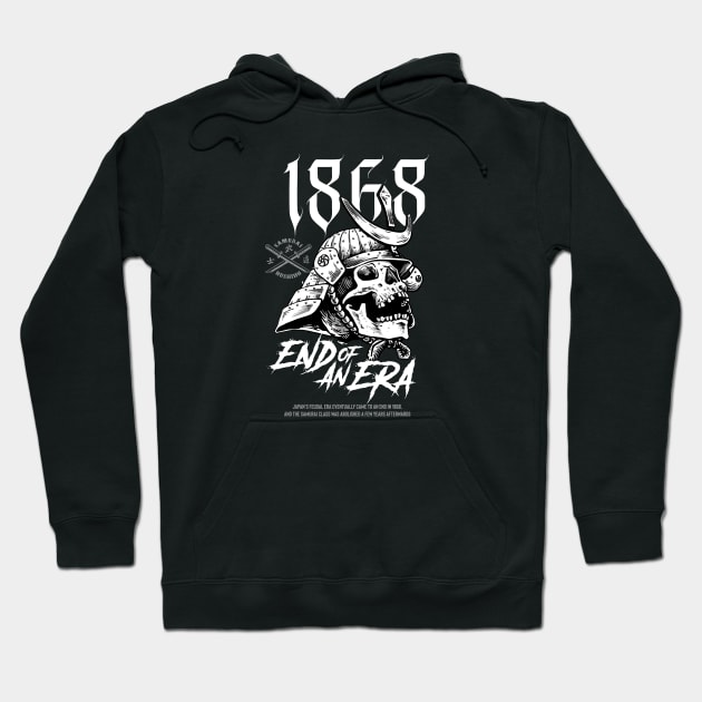 Samurai End of an Era 1868 Hoodie by EdSan Designs